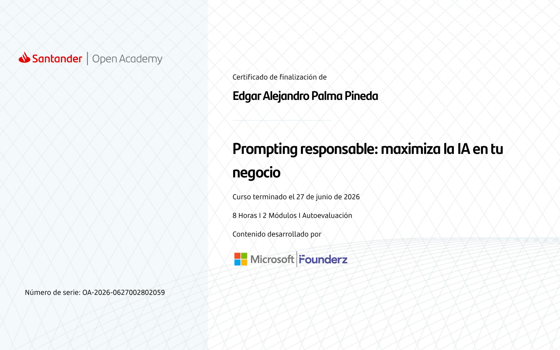 Certificado Prompting responsable: maximiza la IA en tu negocio