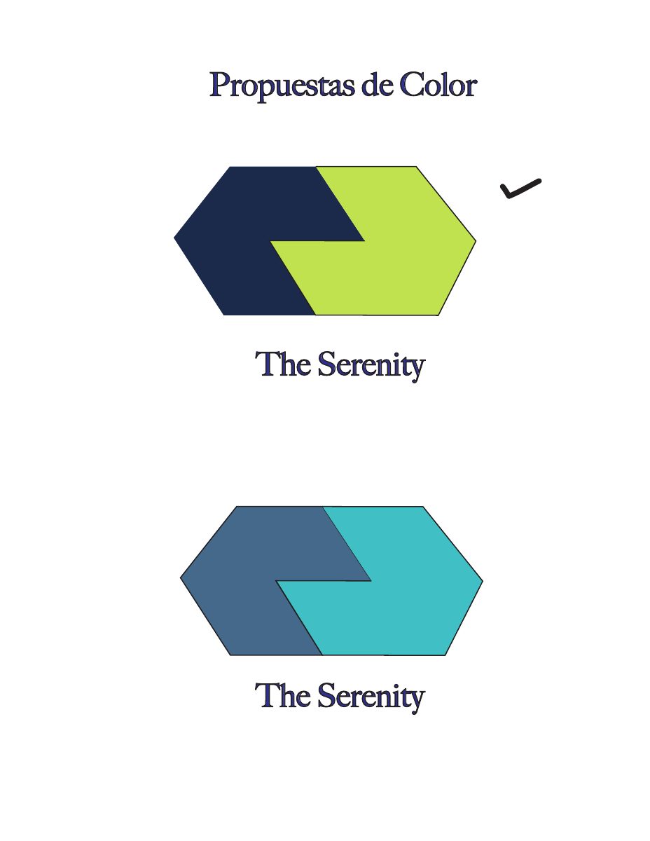 Proceso de identidad visual The Serenity