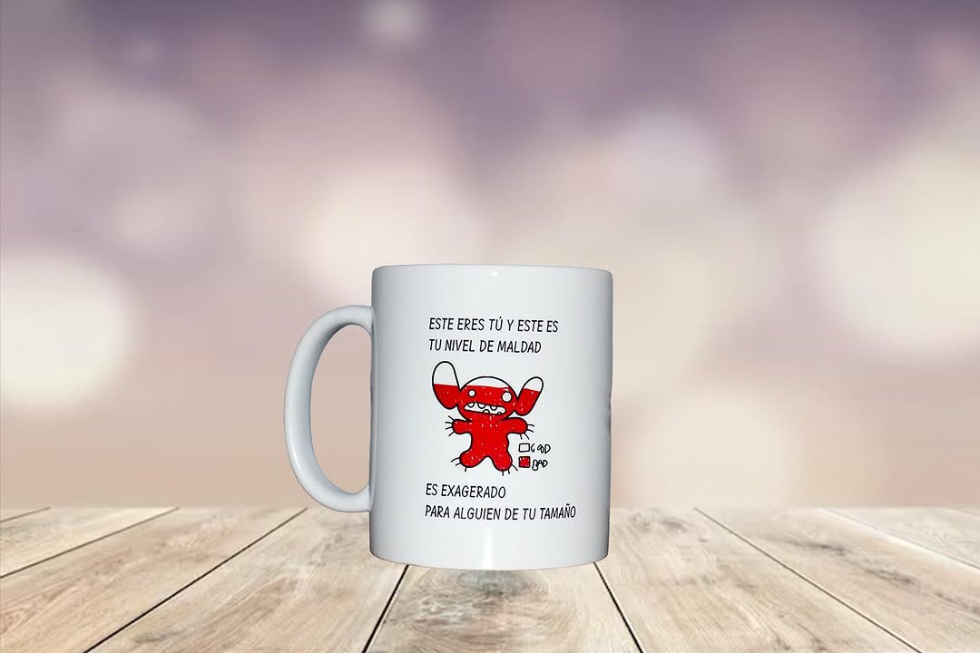 Taza personalizada con ilustración